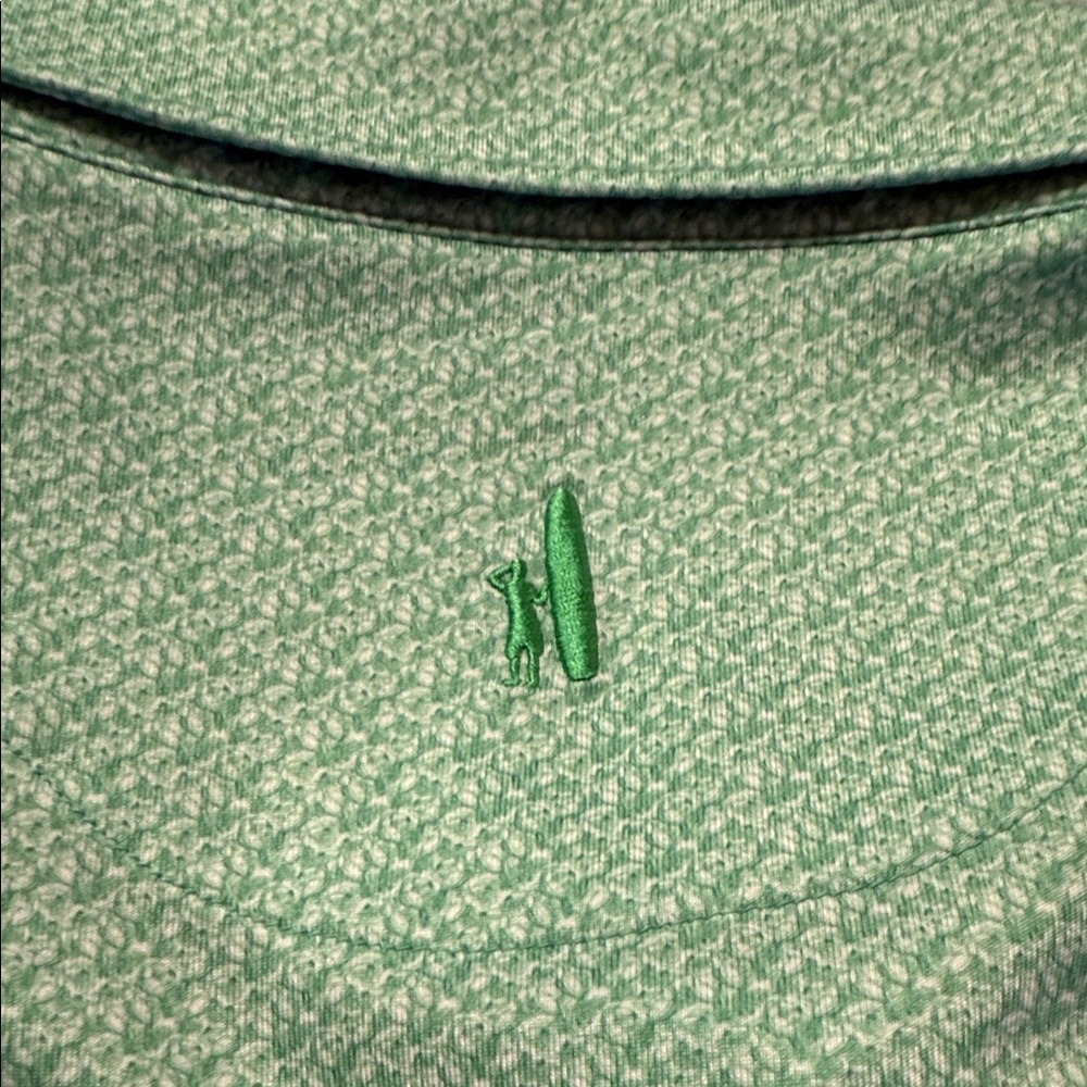Johnnie-O Embroidered Green Golf UPF50 Sun Protection Polo Shirt - Troon - Picture 5 of 5